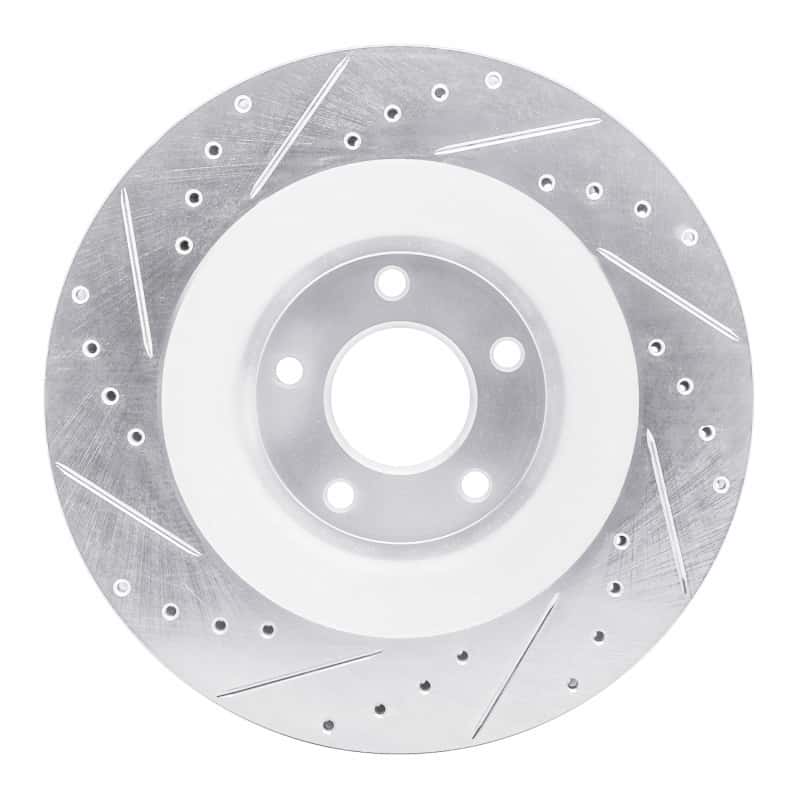 R1 Concepts — R1 08-14 Chrysler 200 Front Right Drilled & Slotted Silver Brake Rotor
R1 Brake Rotor Drill - view 5