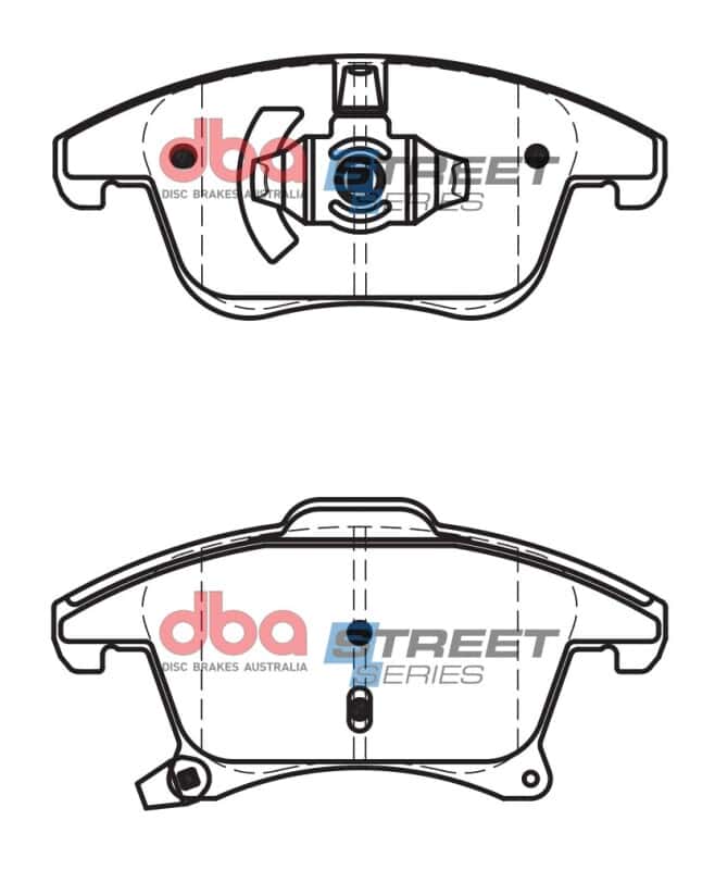DBA — DBA 14-19 Ford Fusion Hybrid Street Series Front Brake Pads
Brake Pad - view 1