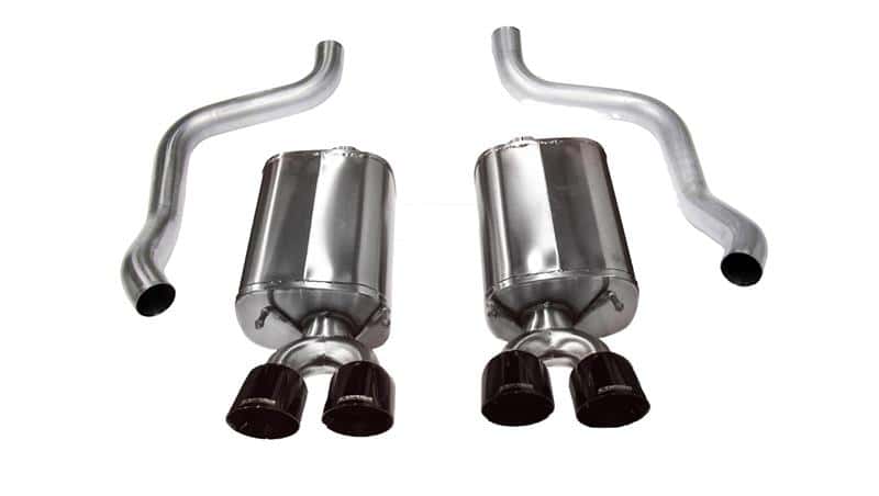 CORSA Performance — Corsa 2009-2013 Chevrolet Corvette C6 6.2L V8 Black Sport Axle-Back Exhaust
Exhaust - view 2