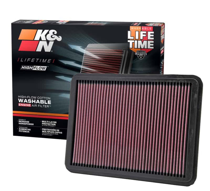 K&N Engineering — K&N 04-09 Lexus GX470 4.7L / 02-08 Toyota 4Runner / 01-07 Sequoia / 00-06 Tundra Drop In Air Filter
Replacement Air Filt
Air Filter - view 8