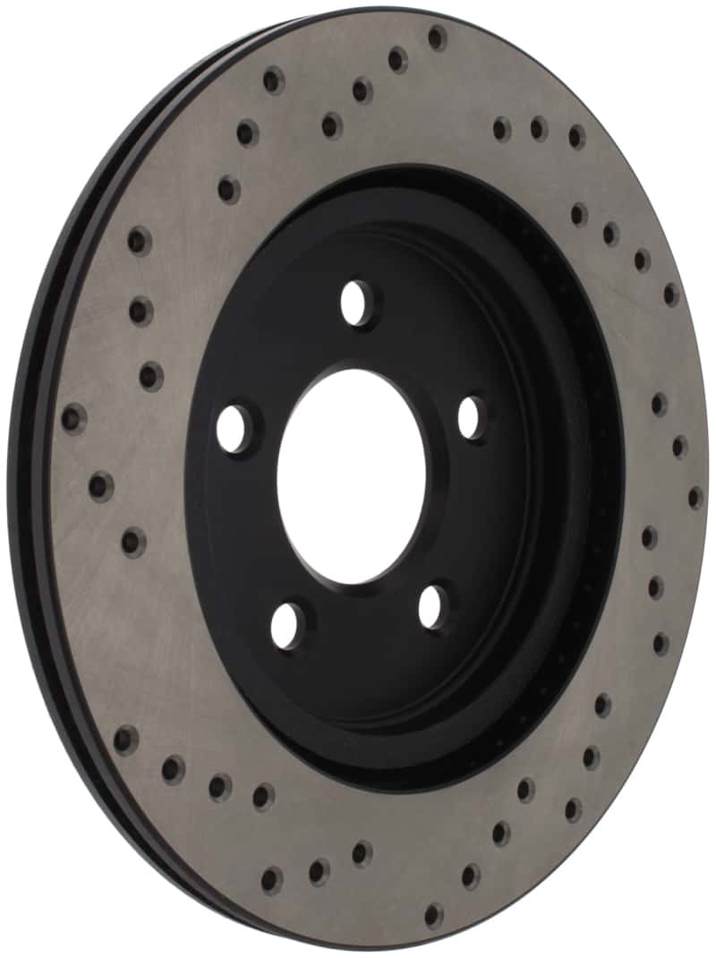 Stoptech — StopTech 05-10 Ford Mustang V6/4.0L / GT V8/4.6L Cross Drilled Right Rear Rotor
Cross Drilled Rotor
Disc Brake Rotor - view 1