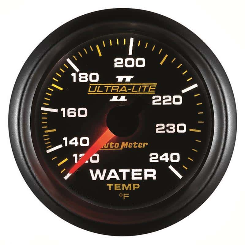 AutoMeter — Autometer Ultra-Lite II 52mm 120-240 Deg F Mechanical Water Temp Gauge
2-1/16" WATER TEMP, - view 4