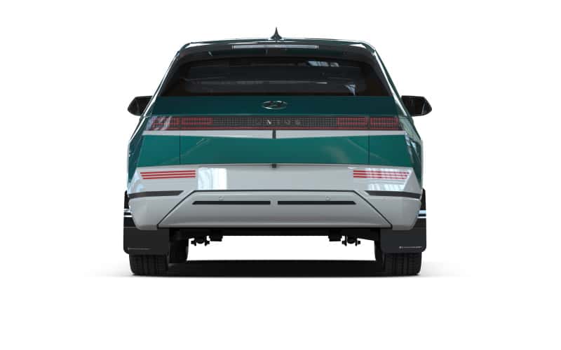 Rally Armor — Rally Armor 22-24 Hyundai Ioniq 5 Black Mud Flap w/Silver Logo
Mud Flap - view 2