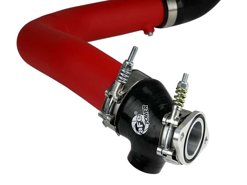 aFe — aFe BladeRunner 2.5in Aluminum Hot Side Charge Pipe 15-20 Subaru WRX 2.0T - Red
Hot Charge Pipe - view 4