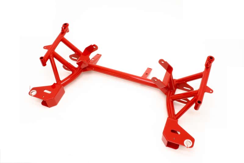 BMR Suspension — BMR 98-02 4th Gen F-Body K-Member w/ LS1 Motor Mounts and Pinto Rack Mounts - Red
K-member - view 1
