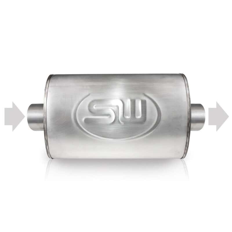 Stainless Works — Stainless Works 2.5in ID CENTER INLET/ 2.5in OD CENTER OUTLET 4inX8in - view 2