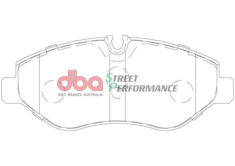 DBA — DBA 07-09 Dodge Sprinter 2500 (w/285mm Frt Rotor/Bosch Pin Type) Front SP Performance Brake Pads
Brake Pad - view 1