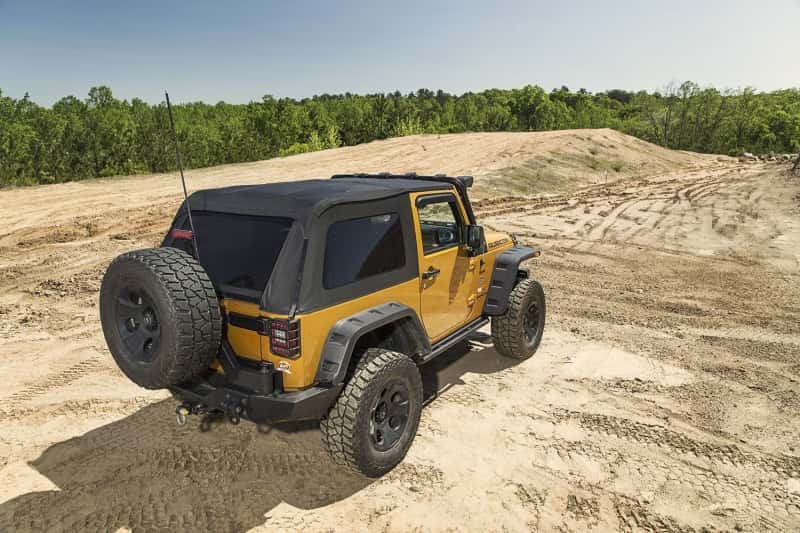 Rugged Ridge — Rugged Ridge Montana Top Bowless Black Diamond 07-18 Jeep Wrangler JK 2-Dr
Top-Soft - view 4
