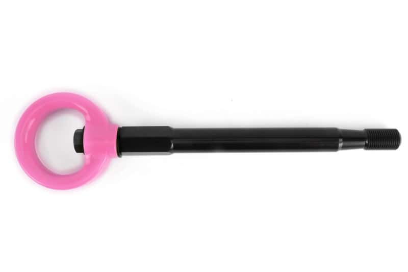 Perrin Performance — PERRIN 08-14 Subaru WRX & STI / 08-11 Impreza / 05-09 Legacy Tow Hook Kit (Front) - Hyper Pink - view 3