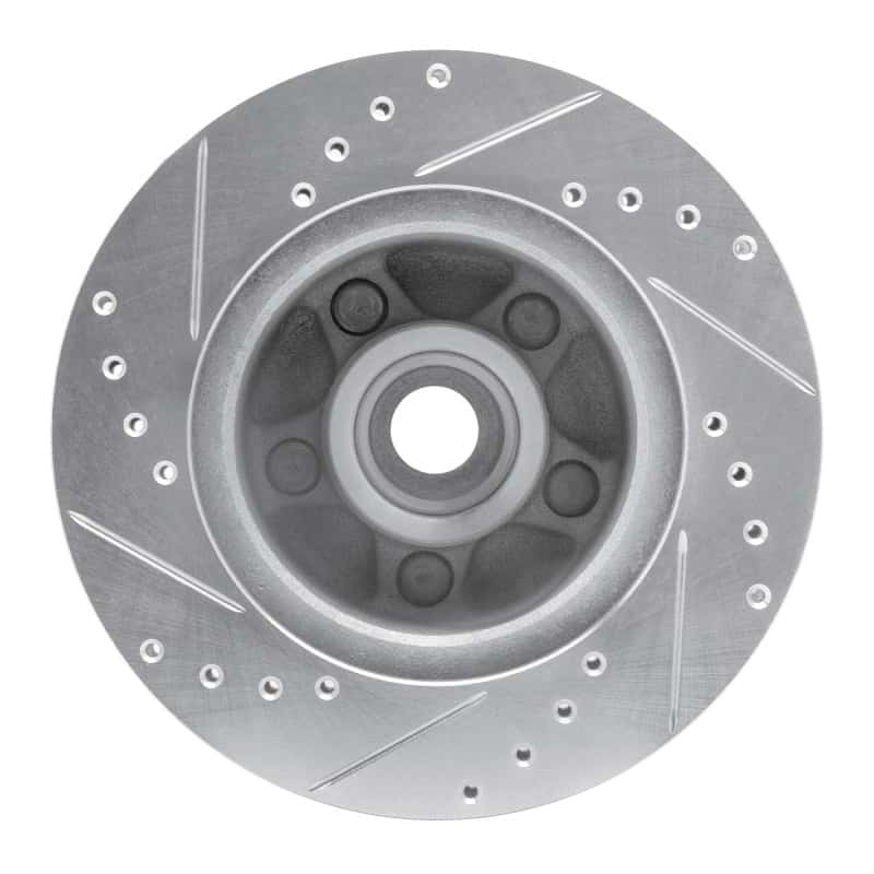 R1 Concepts — R1 79-91 Ford LTD Crown Victoria Front Right Drilled & Slotted Silver Brake Rotor
R1 Brake Rotor Drill - view 5