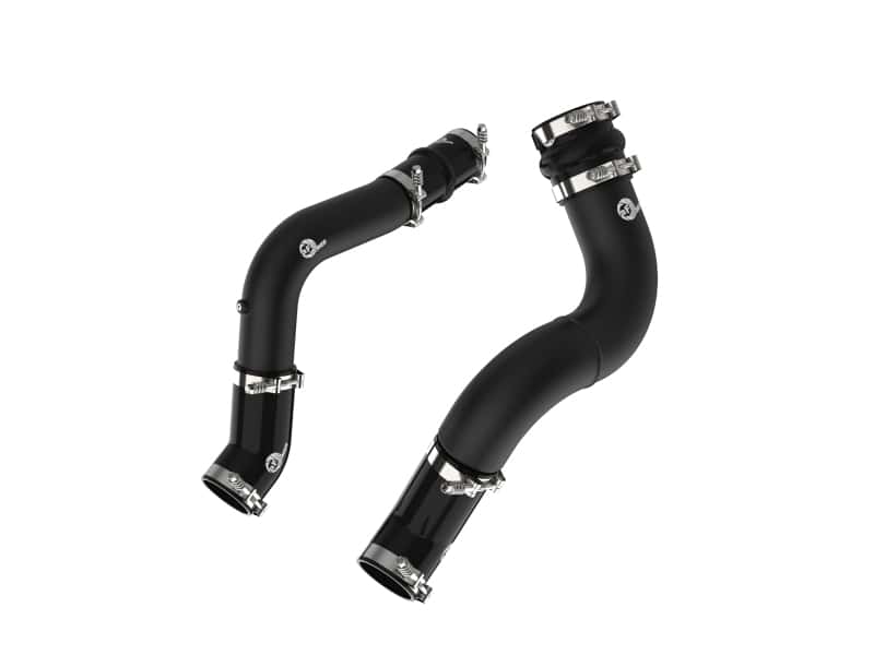 aFe — aFe BladeRunner Aluminum Hot and Cold Charge Pipe Kit Black RAM Diesel Trucks 19-23 L6-6.7L (td)
Charge Pipe Kit - view 1