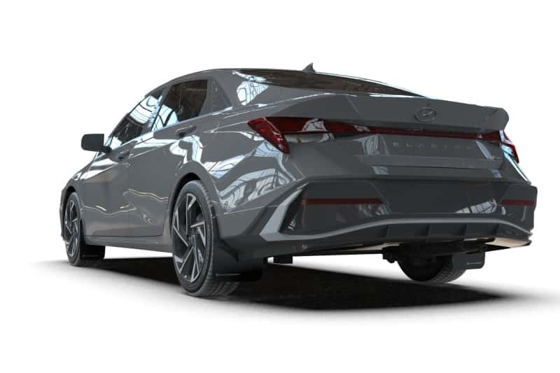 Rally Armor — Rally Armor 24-26 Hyundai Elantra N/N Line Black Mud Flap w/Grey Logo
Mud Flap - view 2