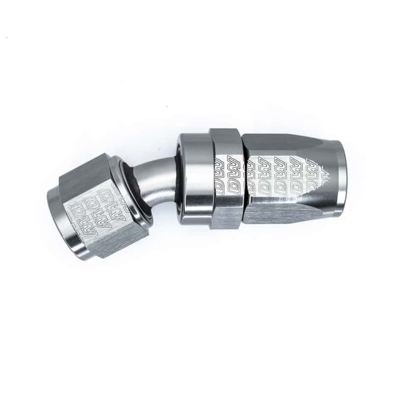 DeatschWerks — DeatschWerks 8AN Female Swivel 30-Degree Hose End CPE - Anodized Titanium - view 3