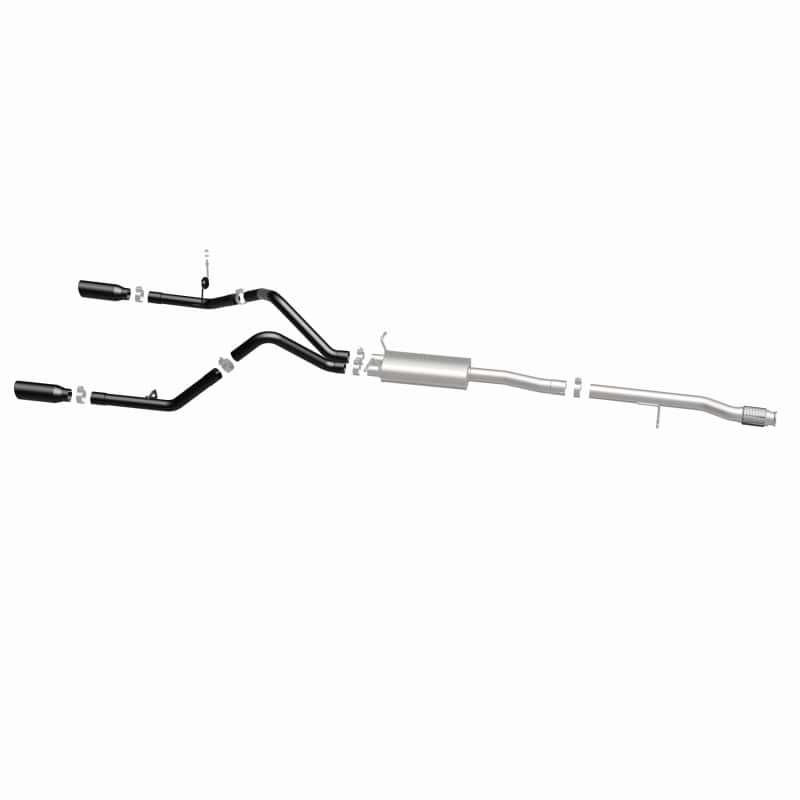 Magnaflow — MagnaFlow SYS Cat-Back 4in Black Dual Split Rear Tips 14-15 Chevy Silverado/GMC Sierra 4.3L-5.3L
Cat-Back - view 7