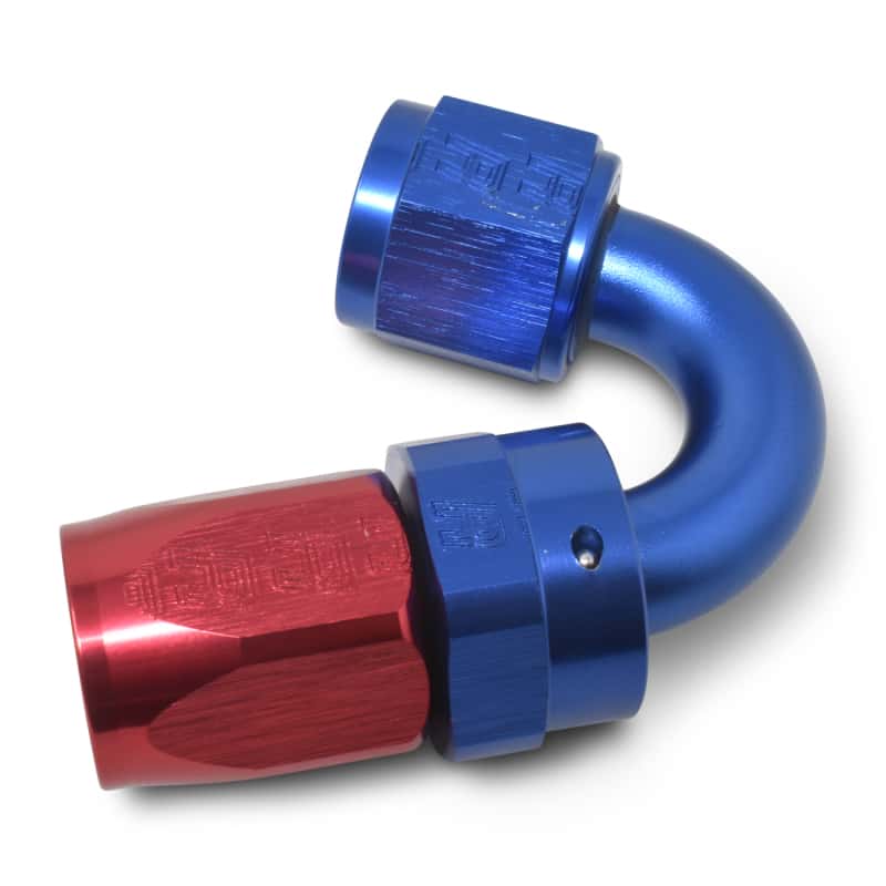 Russell — Russell Performance -12 AN Red/Blue 150 Degree Full Flow Swivel Hose End (With 1-1/8in Radius)
Hose Fitting - view 5