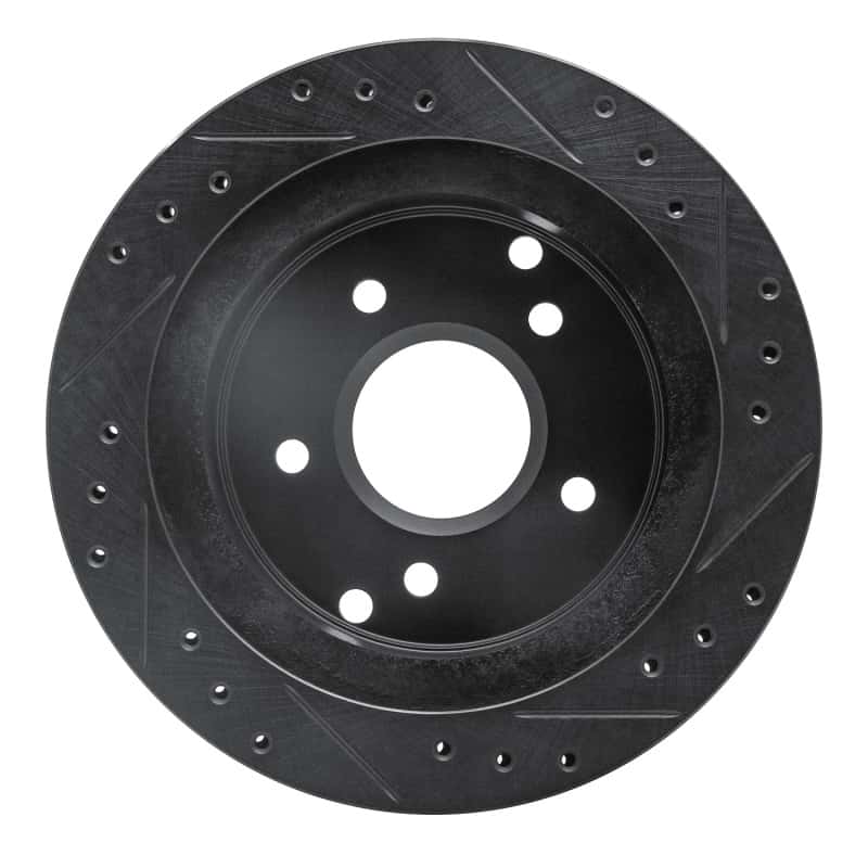 R1 Concepts — R1 84-87 Chevrolet Corvette Rear Left Drilled & Slotted Black Brake Rotor
R1 Brake Rotor Drill - view 5