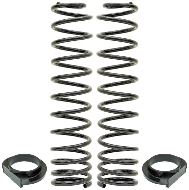 RockJock — RockJock JL Front Coil Springs 4in Lift w/ Urethane Isolators Pair - view 1