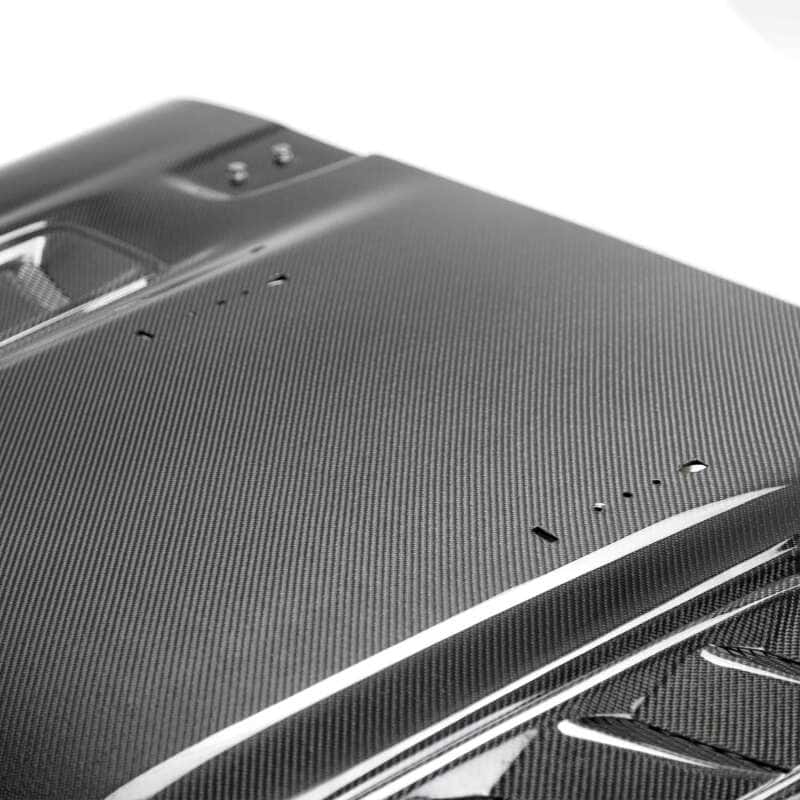 Anderson Composites — Anderson Composites 19-20 Jeep Wrangler Rubicon Type-OE Carbon Fiber Hood - view 5