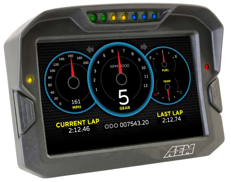 AEM — AEM CD-7 Logging GPS Enabled Race Dash Carbon Fiber Digital Display w/o VDM (CAN Input Only)
CD-7LG Carbon - view 7