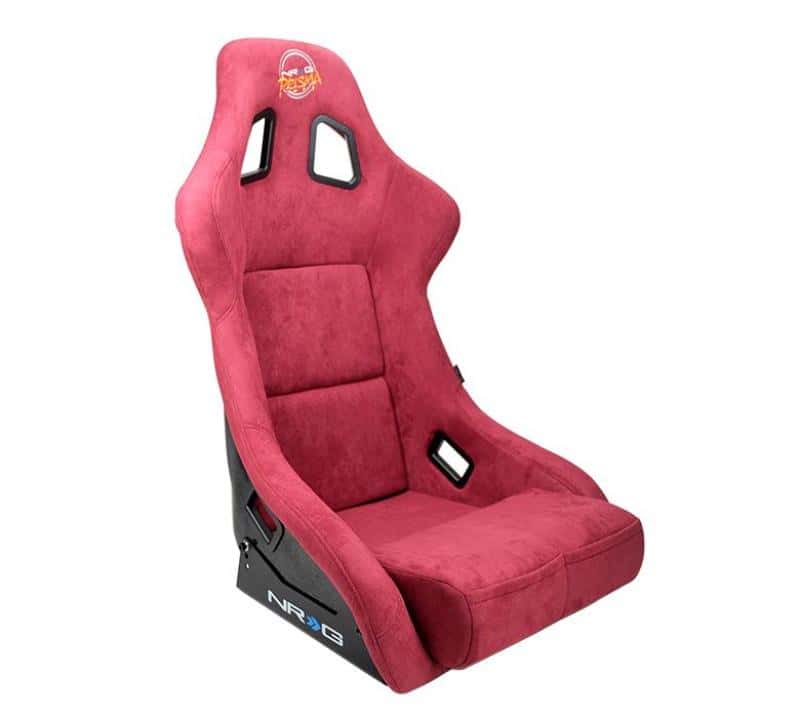 NRG — NRG FRP Bucket Seat PRISMA Edition - Medium (Maroon/ Pearlized Back) - view 4