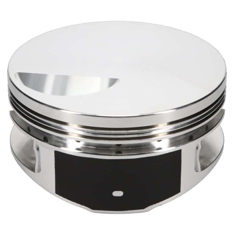 JE Pistons — JE Pistons 454BBC FT 4.56in Bore -3cc Flat Top 1.12in Comp Height 0.99in Pin Diameter - Set of 8 - view 1