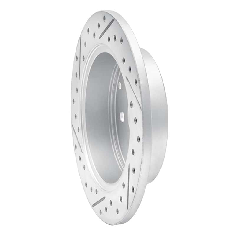 R1 Concepts — R1 06-18 Lexus Hs250H Rear Right Drilled & Slotted Geo-Carbon Rotor - view 4
