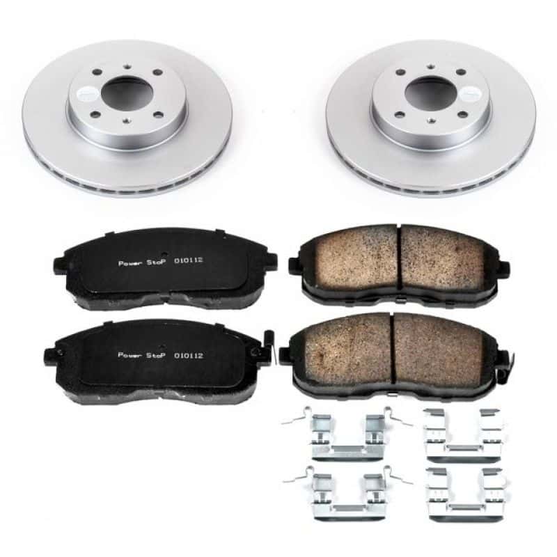 PowerStop — Power Stop 99-02 Infiniti G20 Front Z17 Evolution Geomet Coated Brake Kit - view 1