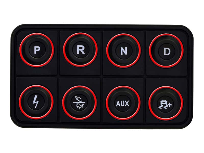 AEM — AEM EV 8 Button Keypad CAN Based Programmable Backlighting - view 4
