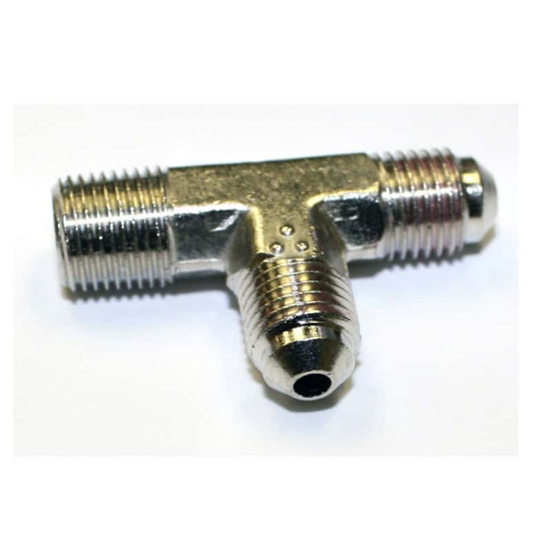 Nitrous Express — Nitrous Express 3AN Male x 1/8 NPT Run T
AdptFitting - view 3