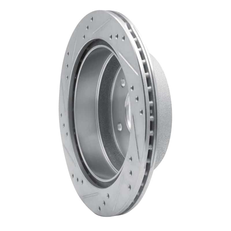 R1 Concepts — R1 1998-2005 Chevrolet Blazer Rear Right Drilled & Slotted Silver Brake Rotor
R1 Brake Rotor Drill - view 4