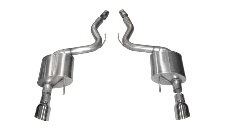 CORSA Performance — Corsa 2015-2017 Ford Mustang GT 5.0 3in Axle Back Exhaust Polish Dual 4.5in Tip Sport
Exhaust - view 4