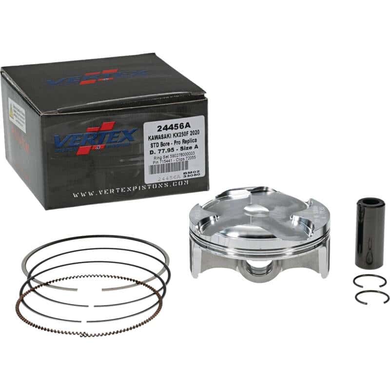 Vertex Pistons — Vertex Piston 2020 Kawasaki KX 250 F 250cc Forged Replica Piston Kit - view 2