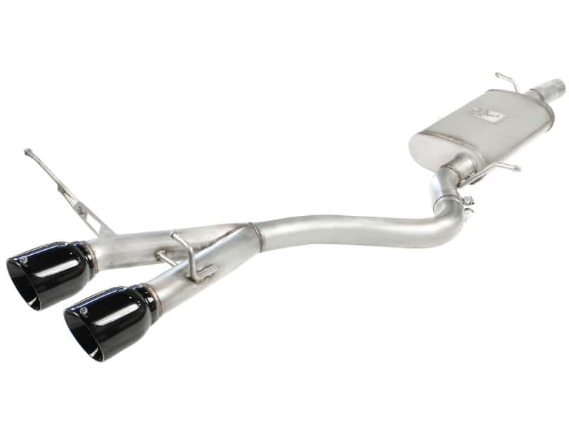 aFe — aFe MACHForce XP Exhaust 304SS Cat-Back w/ Black Tips 2008 VW Golf R32 V5 3.2L
Cat-Back Exhaust - view 1