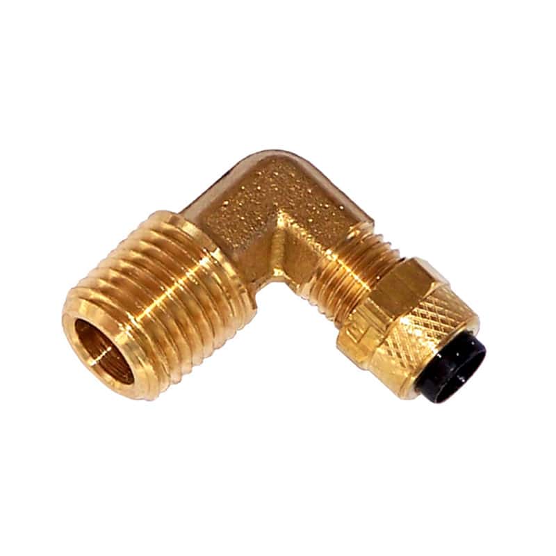 Kleinn Air Horns — Kleinn 1/4In OD Tubing 1/4In M NPT Elbow Compression Fitting - view 1