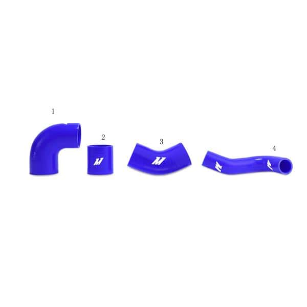 Mishimoto — Mishimoto Mitsubishi Lancer Evolution 7/8/9 BLUE Upper Intercooler Pipe Kit
Turbo Intercool Pipe - view 3