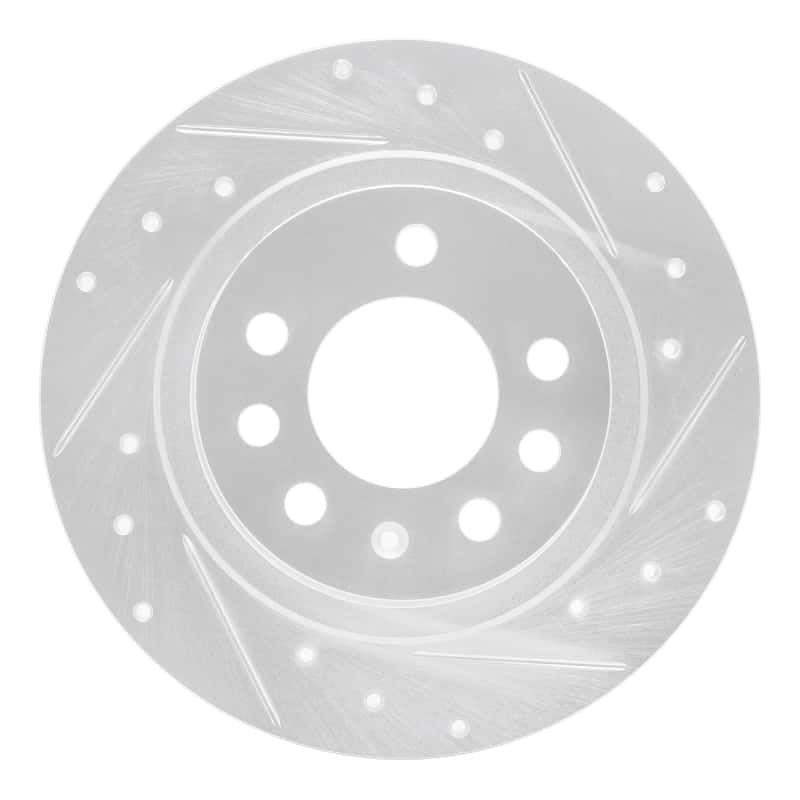 R1 Concepts — R1 06-10 Pontiac SOLSTICE Rear Right Drilled & Slotted Silver Brake Rotor
R1 Brake Rotor Drill - view 1