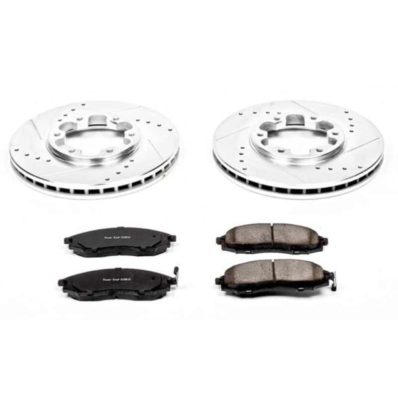 PowerStop — Power Stop 03-04 Nissan Frontier Front Z23 Evolution Sport Brake Kit - view 1