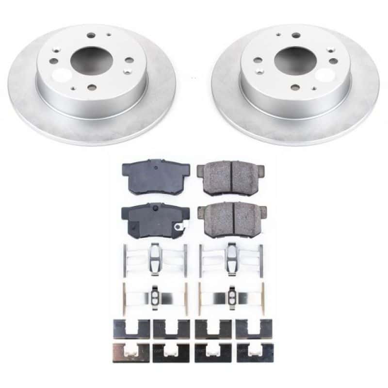 PowerStop — Power Stop 98-99 Acura CL Rear Z17 Evolution Geomet Coated Brake Kit - view 1