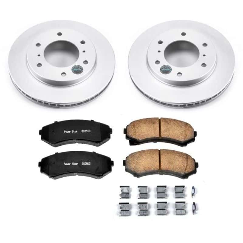 PowerStop — Power Stop 01-06 Mitsubishi Montero Front Z17 Evolution Geomet Coated Brake Kit - view 1