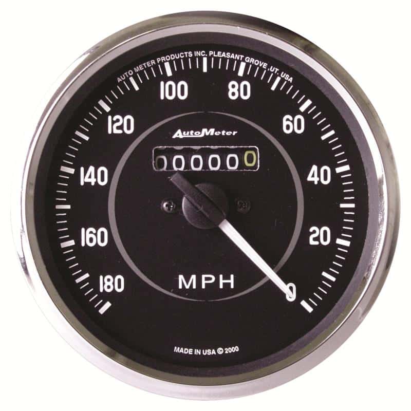 AutoMeter — Autometer Cobra 4 inch 0-180 MPH Mechanical Speedometer
4" SPD 180MPH COBRA - view 2