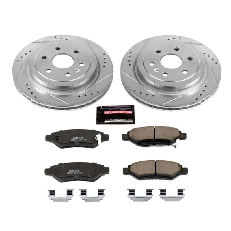 PowerStop — Power Stop 10-16 Cadillac SRX Rear Z23 Evolution Sport Brake Kit - view 1