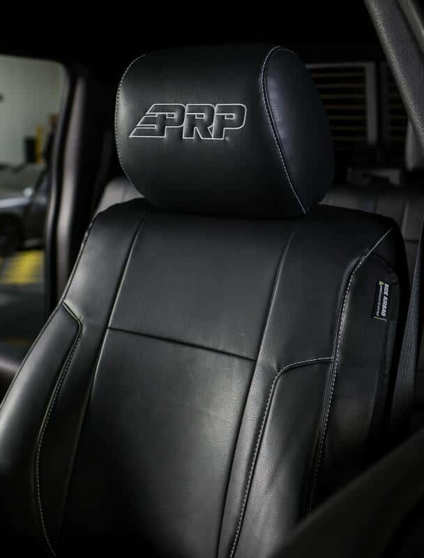 PRP Seats — PRP 12-14 Ford Raptor Front Seat Covers (Pair) - Black w Silver Stitch - view 1