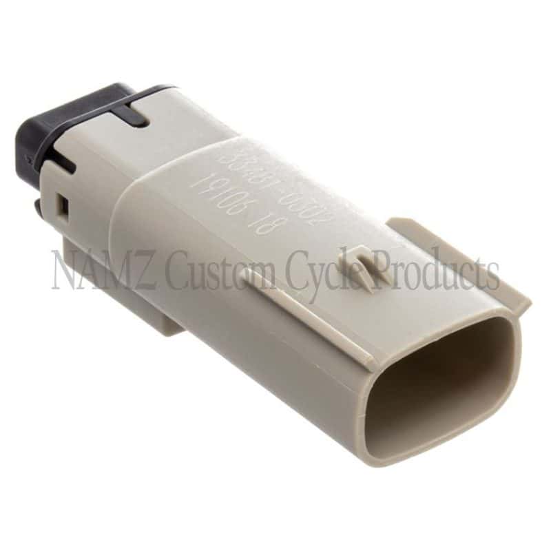 NAMZ — NAMZ 07-23 V-Twin Left Handlebar FLHRC Molex MX-150 3-Position Male Connector - Gray (HD 72513-07GY) - view 1