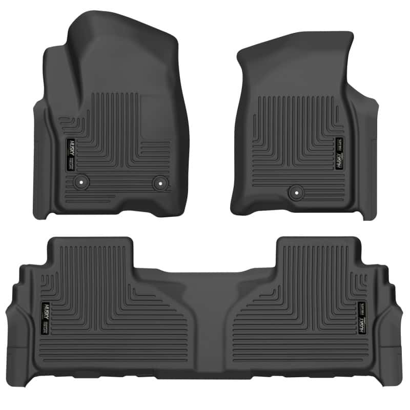 Husky Liners — Husky Liners 21-23 Suburban/Tahoe/Yukon/Yukon XL Weatherbeater Front & 2nd Seat Floor Liners - Black
Weatherbeater Series
Floor Liners - view 2