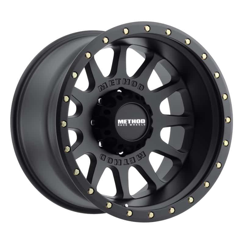 Method Wheels — Method MR605 NV 20x10 -24mm Offset 8x6.5 121.3mm CB Matte Black Wheel - view 1