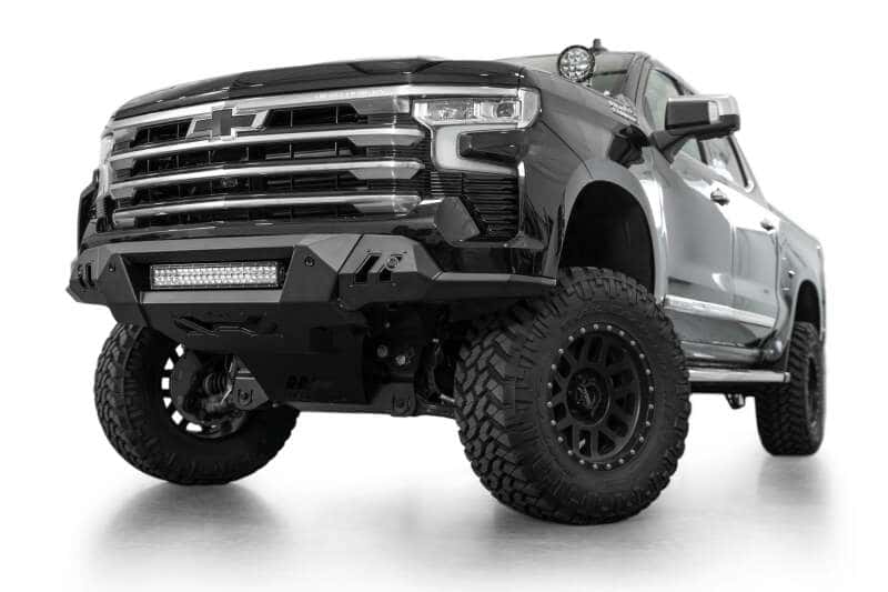 Addictive Desert Designs — Addictive Desert Designs2022+ Chevrolet Silverado 1500 Black Label Front Bumper
Bumper- Front - view 2