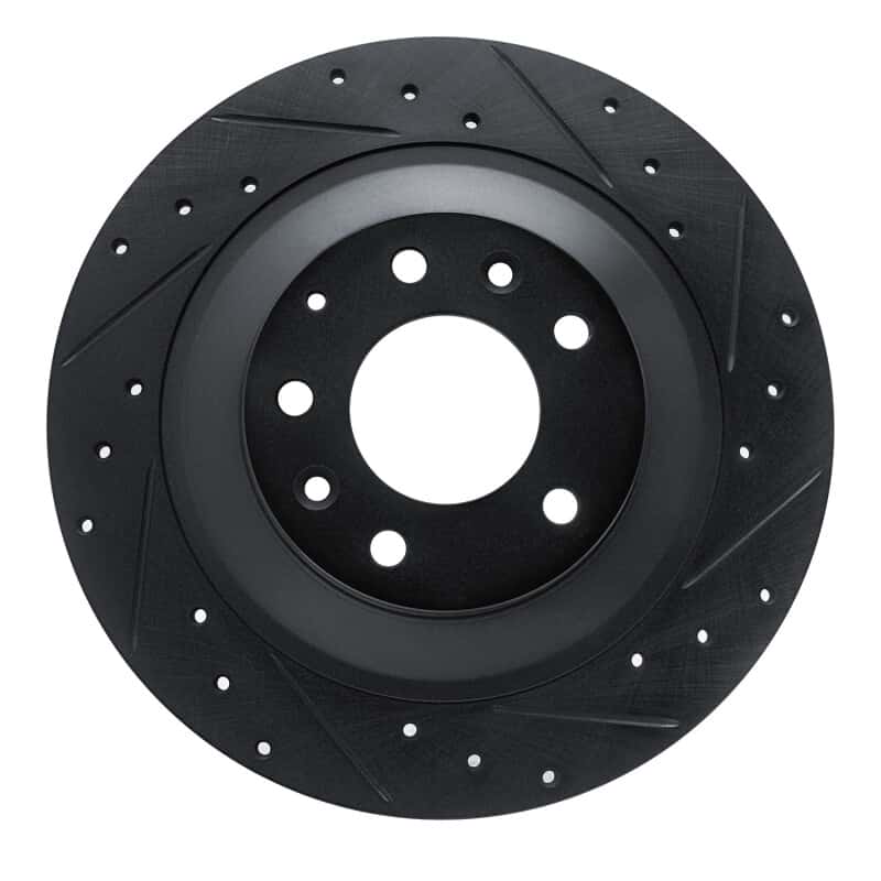 R1 Concepts — R1 06-07 Mazda 6 Rear Right Drilled & Slotted Black Brake Rotor
R1 Brake Rotor Drill - view 6