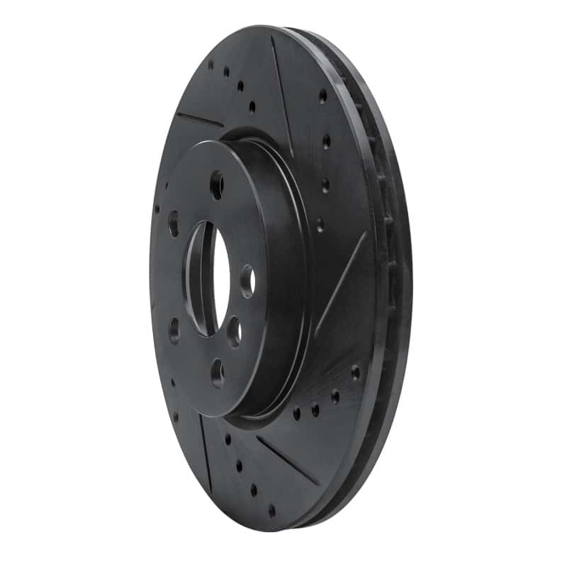 R1 Concepts — R1 14-21 Mini Cooper Clubman Front Right Drilled & Slotted Black Brake Rotor
R1 Brake Rotor Drill - view 2
