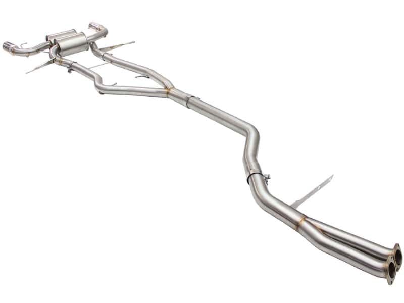 aFe — aFe MACHForce XP SS-304 Polish Tip 3.0in-2.5in Dia Cat Back Exhaust 11-13 BMW 335i (E90/E92) 3.0L
Cat-Back Exhaust - view 3