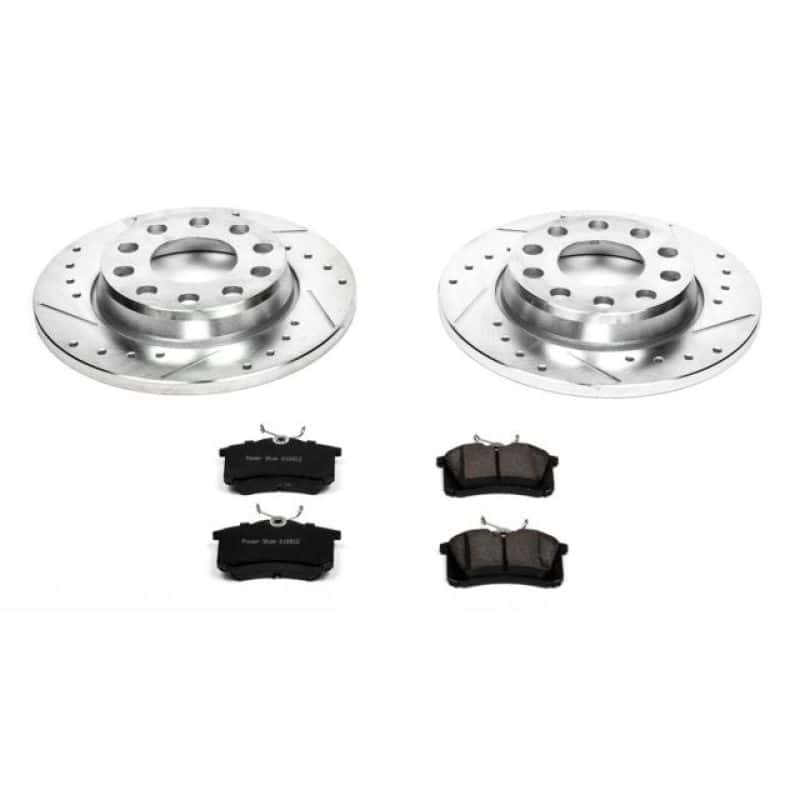 PowerStop — Power Stop 02-05 Audi A4 Rear Z23 Evolution Sport Brake Kit - view 1